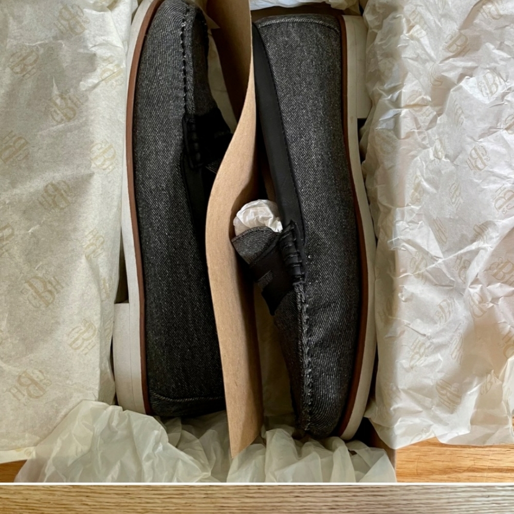 G.H. Bass & Co. Weejuns Size 8 Denim Black/Gray